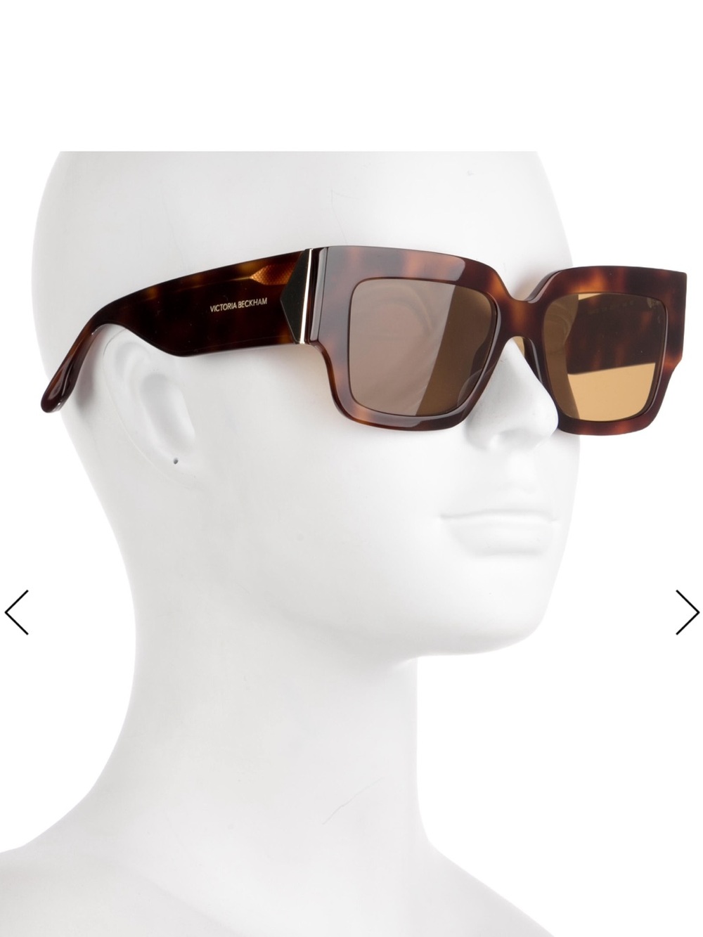 Victoria Beckham Tortoiseshell Square Sunglasses Full Inclusion